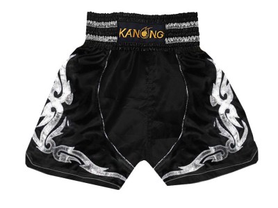 Pantaloncini boxe , pantaloncini da boxe : KNBSH-202-Nero